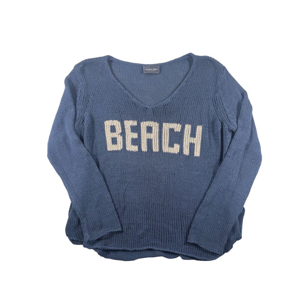 Wooden Ships Beach Knit Sweater size S/M